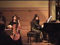 timora rosler-cello and kl�ra w�rtz-piano.
sonata no.3 in a major op. 69. 2nd movement: scherzo. allegro molto.
marathon concert, complete beethoven sonatas for cello and piano.
cristofori, amsterdam, jan. 2005