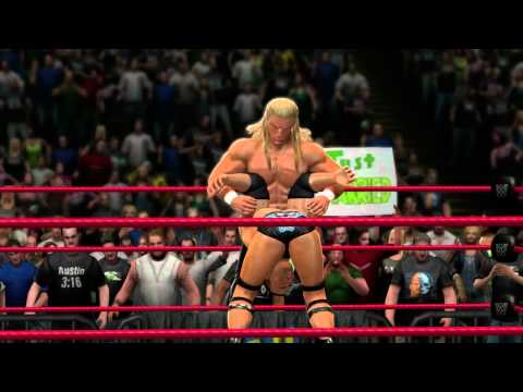 finisher - DX Triple H hits The Rock with the Pedigree in WWE '13. On sale October 30, 2012!