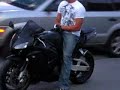 hu2l // hull burnout  tire blow  motocycle honda 600rr burn