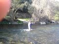 Mois�s abriendo las aguas con su vara