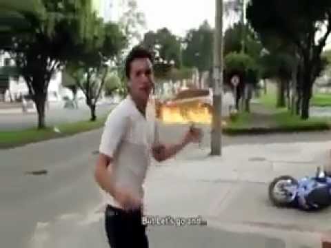 Acidende cabuloso cenas chocantes...a morte ao vivo