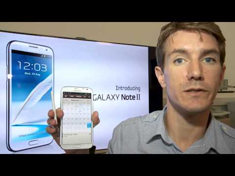 Android Smartphone Samsung Galaxy Note II First Look