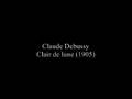 Weissenberg- Debussy, Clair de lune