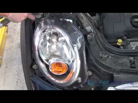 how to adjust mini cooper s'headlights
