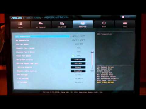 ASUS F1A75-V PRO FM1 socket motherboard BIOS review