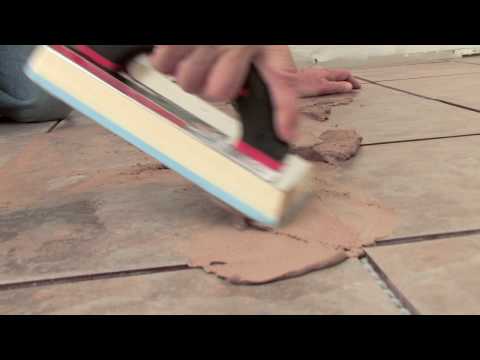 how to apply tile grout