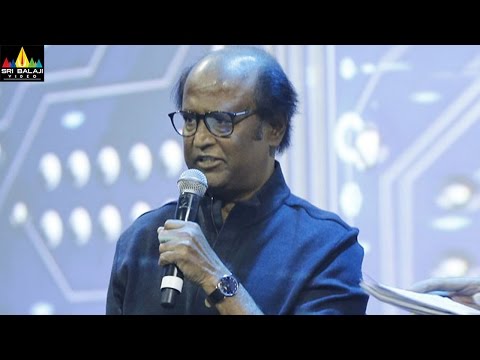 Rajinikanth Speech at Robot 2.0 First Look Launch | Akshay Kumar, Amy Jackson | Sri Balaji Video