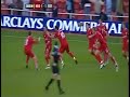 Luke Young scoring a thunderboult against his former club Tottenham