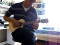 Something - ukulele + guitar solo cover