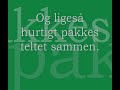 HDcamp telt med HURTIG REJSNING