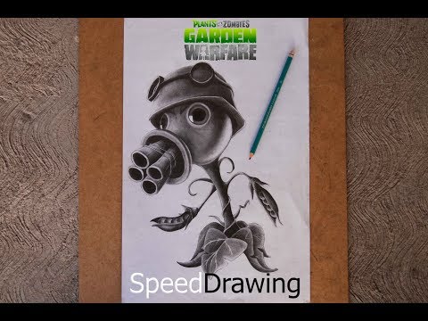 how to draw pvz garden warfare