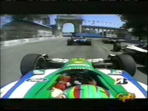 Bruno Junqueira and Mario Dominguez crash, 2004 CCWS Toronto
