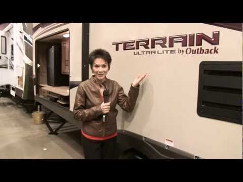 Keystone RV thumbnail for Video: At-Show report by Cathy Kay as she walks us through this all new ultra-lite Terrain