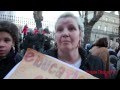 DEIS school communities hold protest against cuts at Department of Education 19.01.2012