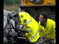 Botsing treinen en auto in Dorst