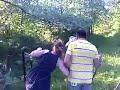 sandra con tobillo torcido