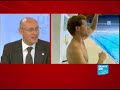 ON THE ROAD TO BEIJING Bernard Laporte, former rugby coach of French National team and now Sport State Secretary, joins Antoine Cormery on the Olympics programme. الطريق الى العاب بكين