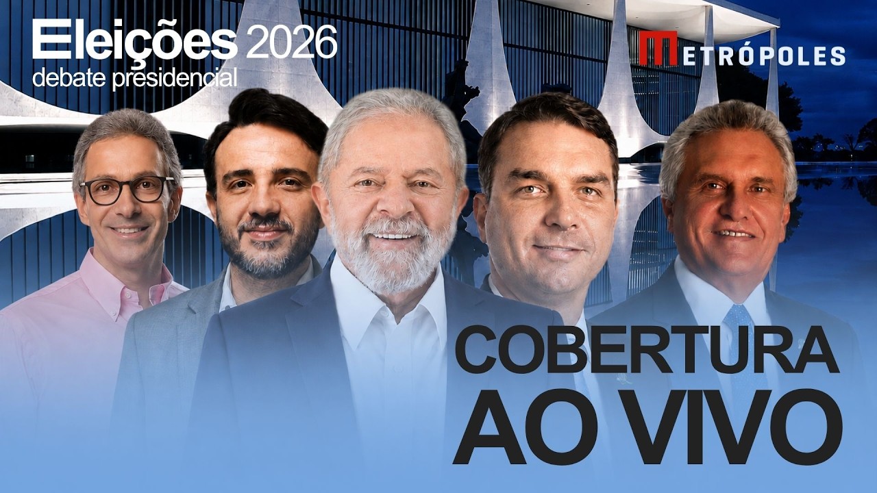 AO VIVO: saiba como foi o primeiro debate presidencial de 2026