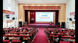 TP. Uông Bí tập huấn kiến thức về An toàn thực phẩm