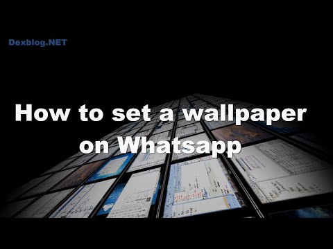 how to set whatsapp wallpaper