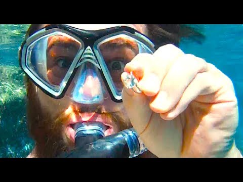 SNORKELER FINDS HUGE DIAMOND RING!