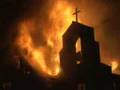 Methodist Church Fire - Newkirk, OK - Clip 1