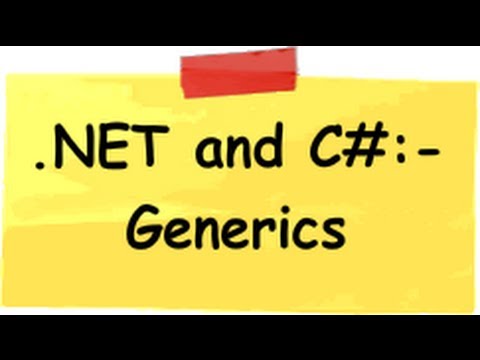 how to define generic class in c#