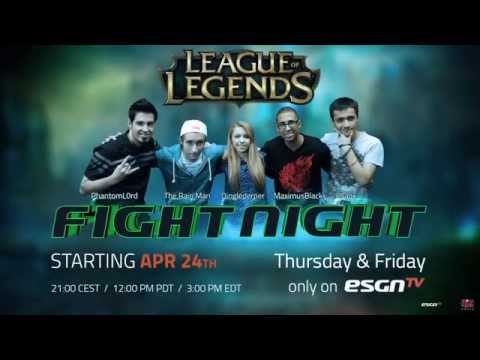 ESGN TV's Fight Night - League of Legends Edition - Teaser Clip 01