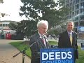 Linwood Holton (R) Endorses Creigh Deeds (D) for Governor