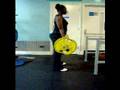 MissThing at 195lbs deadlifitng 50kg