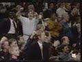 Bulls vs. Lakers - 1990-91.  Jordan: 33/15/9, Magic: 18/9/14