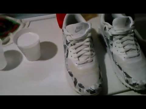 how to whiten mesh tennis shoes