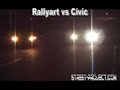 Rallyart vs Civic Rallyart vs Civic