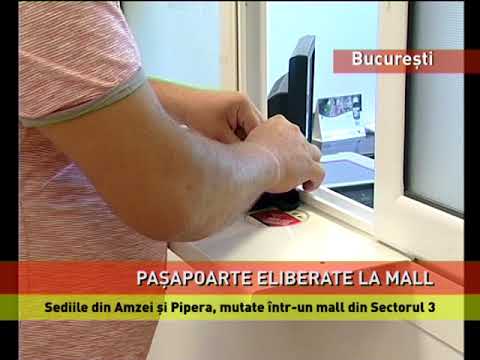 Noul sediu al Seviciului Pașapoarte, într-un mall din București