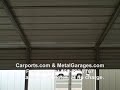 A-Frame Carport with Hortizonal Sheeting and Gable Ends