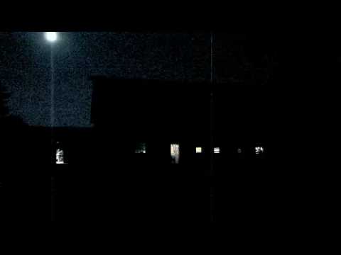 barn at night