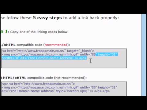 how to obtain website domain
