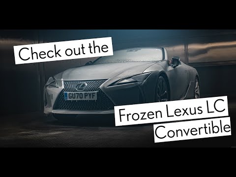 Lexus LC congelado