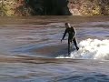 Connecticut River surfing the Wave-o-Saurus Connecticut River surfing the Wave-o-Saurus