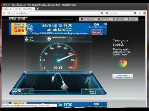 how to test dl speed
