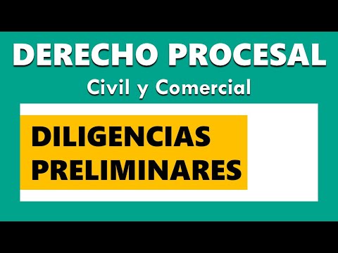 Diligencias Preliminares Aprender