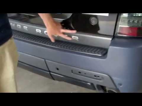 How to Remove Tailgate Trim off a Range Rover Sport