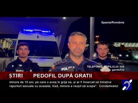 Pedofil după gratii
