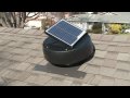 The Solar Powered - Attic Fan From U.S. Sunlight Corp 