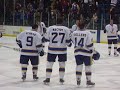 LSSU Hockey celebrate