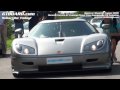 HD : Porsche Carrera GT and Koenigsegg CCR cruising: GTBOARD.com Event August 2009