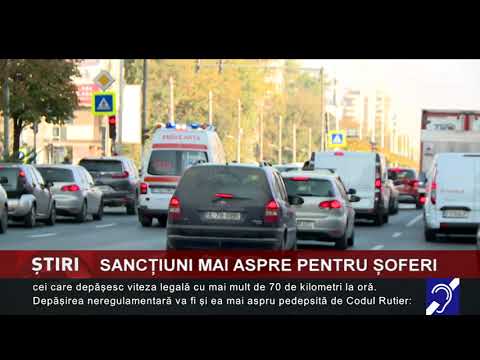Sancțiuni mai aspre pentru șoferi