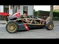 Ariel Atom w/ Supercharger (400+ bhp) Launch control + afterburn !! - 1080p HD