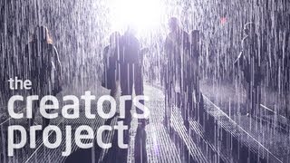 豪雨の中を濡れずに歩ける『Rain Room』を手掛けたアーティスト・グループ「rAndom International」