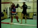 Robert ng kicking pads in limerick Ireland.
